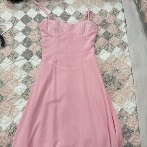 Peppermayo Blush Pink Strappy Dress